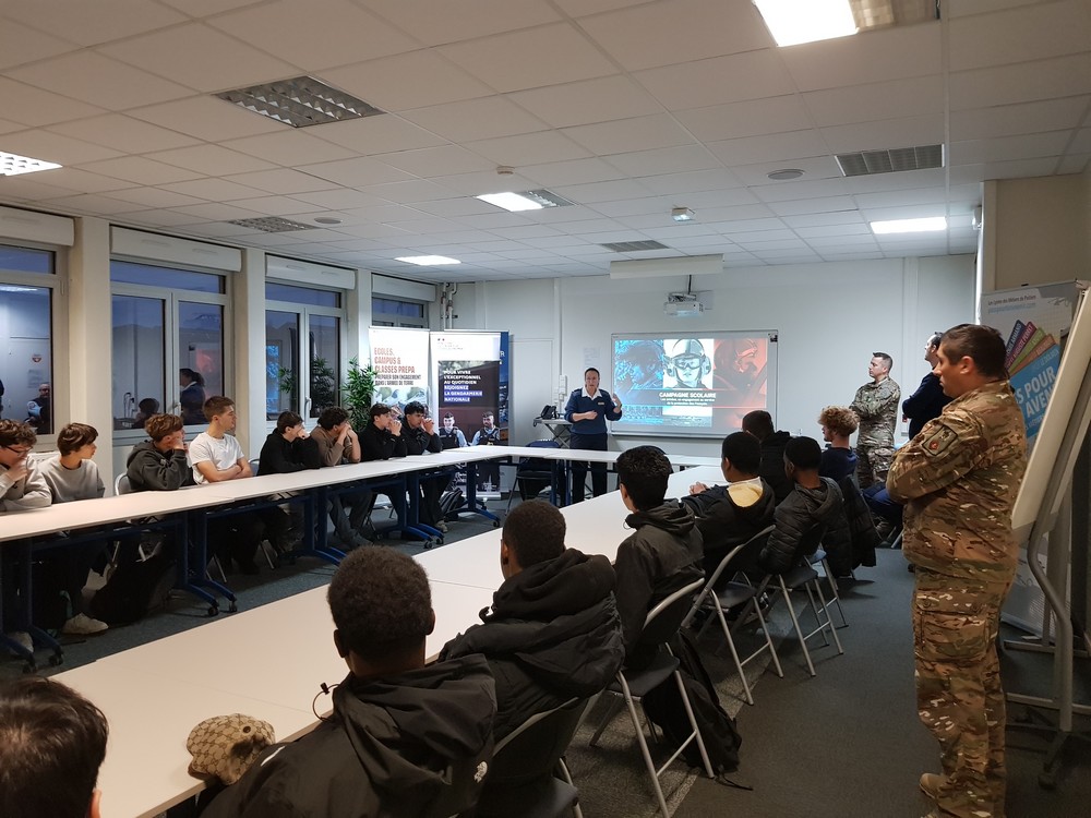 Présentation des métiers des Armées