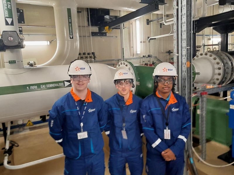 Période de Formation en Milieu Professionnel au CNPE de Civaux